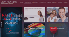 Desktop Screenshot of lipidfoundation.org